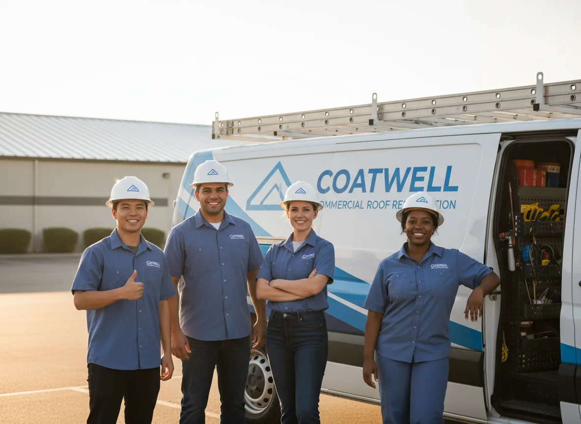 Commercial roof coating company in Tidewater, OR